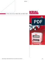 KRAL Electronics BEM 300 y BEM PDF Descarga gratuita
