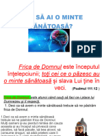 Cum Să Ai o Minte Sănătoasă