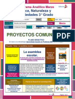 3° Primaria - Etica, Naturaleza - Marzo