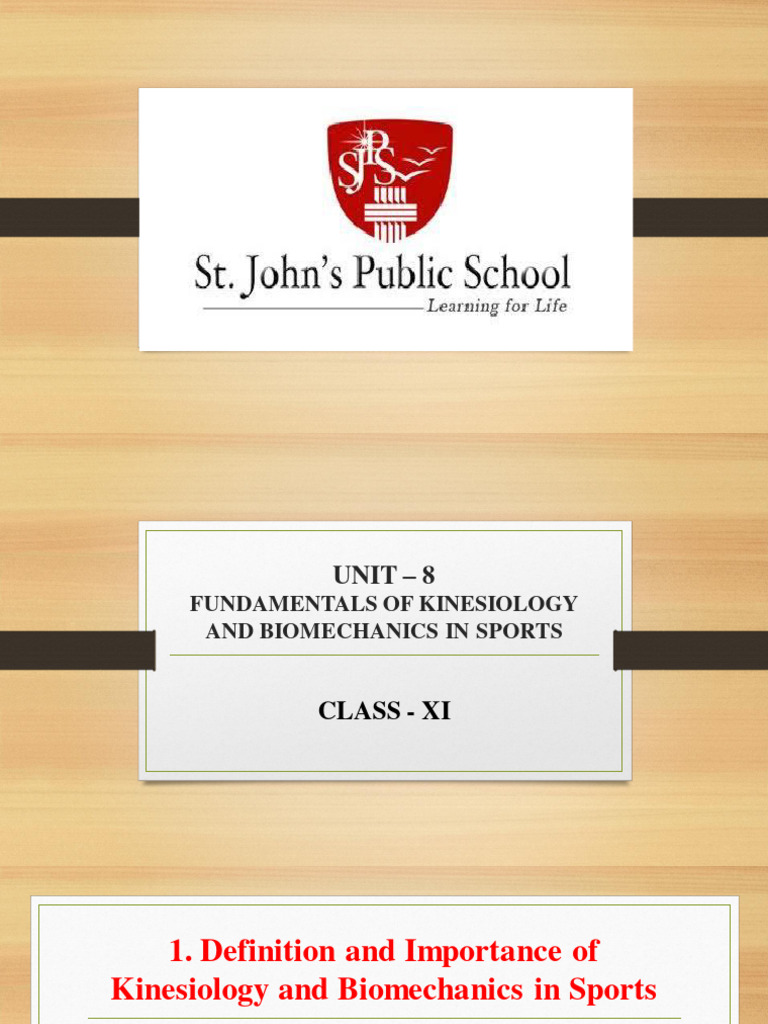 Kinesiology and Biomechanics in Sports | PDF | Anatomical Terms Of ...