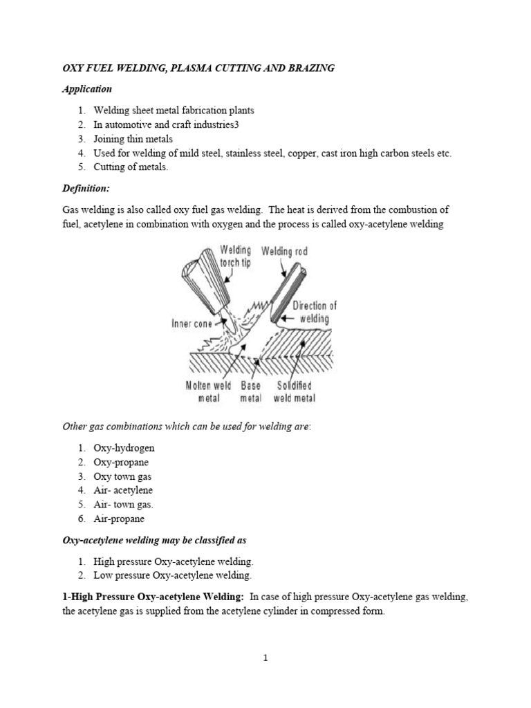Oxy Fuel Welding Techniques and Safety | PDF | Welding | Construction