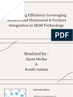 M2M &Horizontal and vertical integration