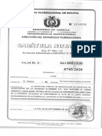 Testimonio de Escritura Publica de Modificacion de Escritura de Constitucion