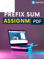Assignment-Array Prefix Sum and Related Problems