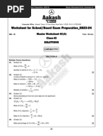 Master WS-01 (A) - Chemistry - XIth - Some Basic Concepts of Chemistry - Sol