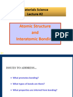 Materials Science - Lecture #2 - Atomic structure