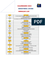 CALENDARIO 2023 JOVEM