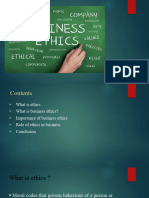 Business Ethics