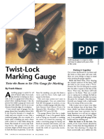 Twist-Lock Marking Gauge