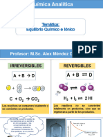 Unidad - 3 Equilibrio Químico y Equilibrio Iónico