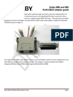 Dolby - IMB - IMS - DualRJ45-DB25M - Adapter Guide-V1.1