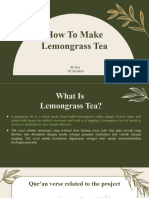 How To Make Lemongrass Tea