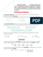 Expresiones Algebraicas