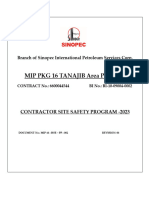 MIP16 - HSE - PP - 002 Contractor Site Safety Program (CSSP) - 2023 Rev 06