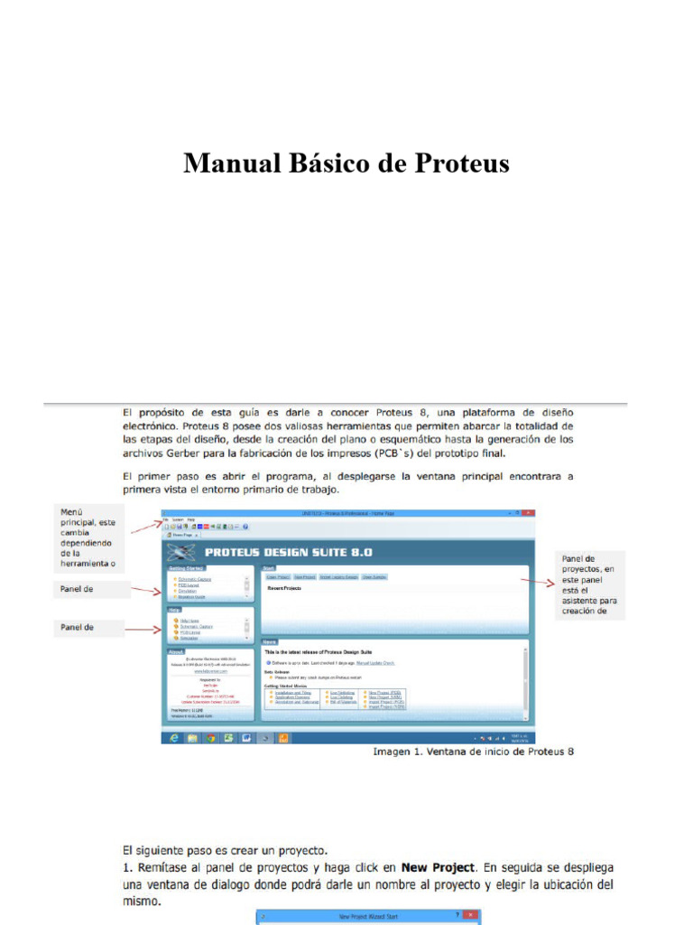 Manual de Proteus Basico (Actualizado) | PDF | Métodos y materiales de ...