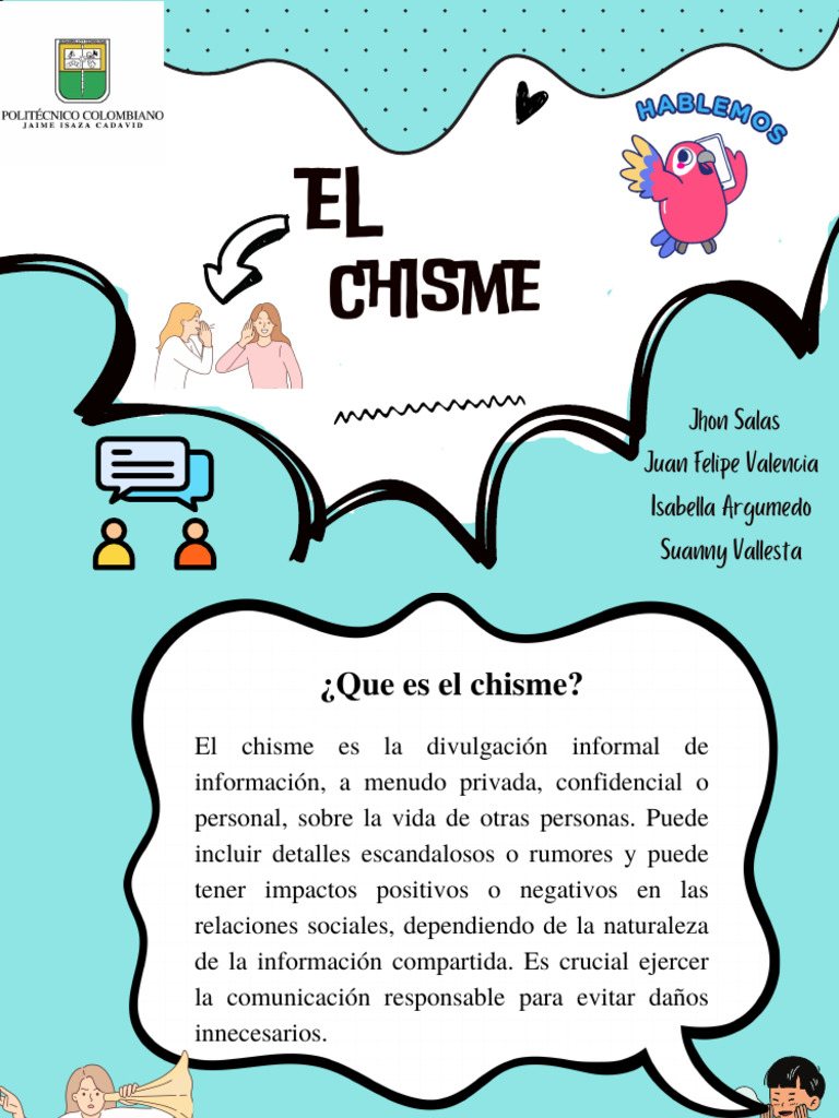 Tipos y Consecuencias del Chisme | PDF | Empatía | Las emociones
