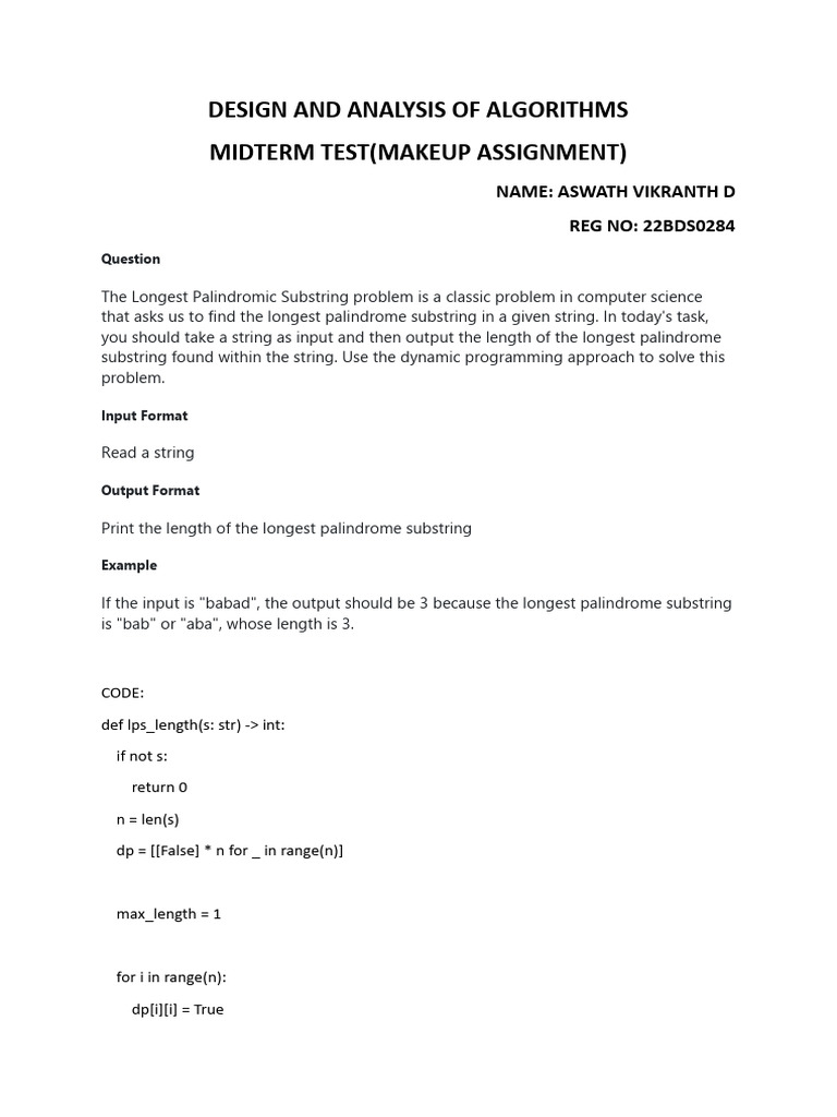 Daa MTT | PDF | Teaching Methods & Materials