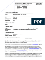 Comprobante de Licencia Médica Electrónica: 1. Identificación Del Trabajador