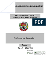 Professor de Geografia - Jequie