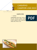 Cardapio CAMPORI USB 2023