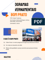 Programa Governamental - Bom Prato