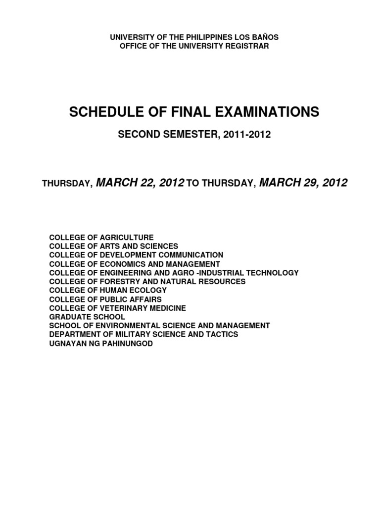 536 - Final Exams Important Reminders | PDF | Justice | Crime & Violence