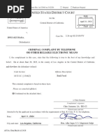 Usa v Mizuhara Complaint