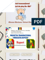 Proectul Transnațional ,,ursulețul de Pluș Ro-Md