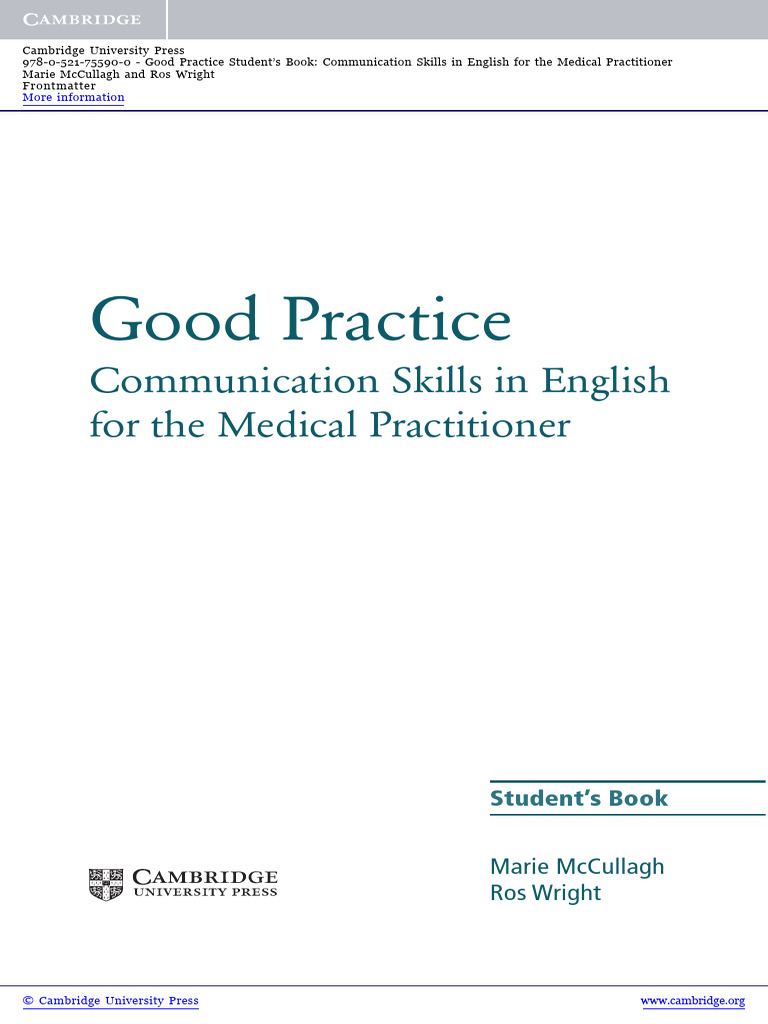 Good Practice Student's Book | PDF | Communication