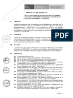 DIRECTIVA N° 005 - 2020-MTC-24 DISPOSICIONES DESARROLLO CONTRATACIONES