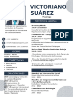 Curriculum Victoriano Suárez Álvarez