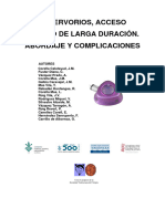 Reservorios, Acceso Venoso de Larga Duración. Abordaje y Complicaciones