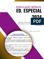 Simulado Bonus 100 Questoes Ed Especial 2024