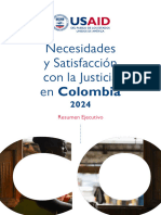 Informe USAID Percepción de Justicia en Colombia
