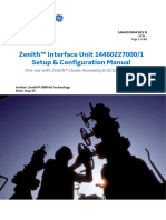 Zenith Interface Unit - Setup and Configuration Manual (For Use With Zenith Choke Assembly and GCS-ADV VSD)