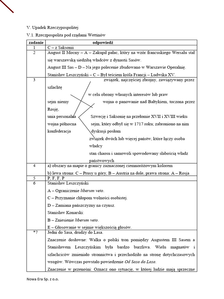 Wczoraj I Dzis 6 Odpowiedzi Do Zeszytu Cwiczen Rozdz 5 PDF