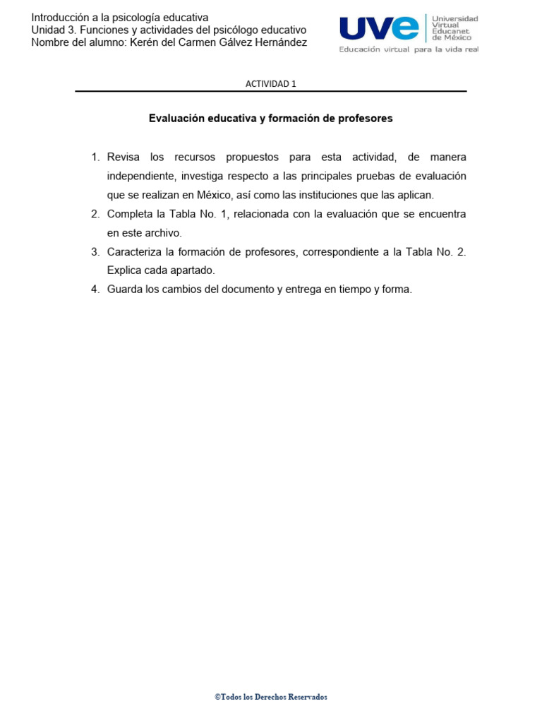 Evaluación y Formación Docente en Psicología | PDF | Evaluación ...
