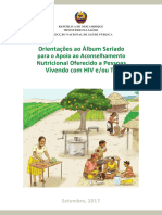 Orientações ao Álbum Seriado para Apoio ao Aconselhamento Nutricional Oferecido a Pessoas Vivendo com HIV eou TB.