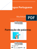 Formação Das Palavras