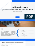 AULA 06 Trabalhando Com Pensamentos Automáticos