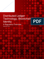 Distributed Ledger Technology Blockchains and Identity 20180907ii