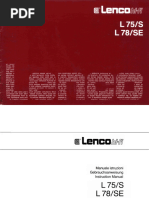 Lenco L75S L78S UserManual Multi