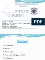 E-Paper Technology