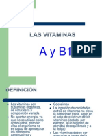 Las Vitaminas a y B1