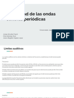 Intensidad de las ondas sonoras periódicas