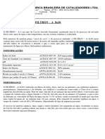 Ficha Técnica - Carvão Ativado Granular - CAG 8x30 Vegetal (Filtron)