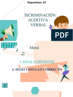 Discriminación Auditiva Verbal Formato 97-2003