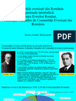 Comunitatile Evreiesti Din Romania in Perioada Interbelica