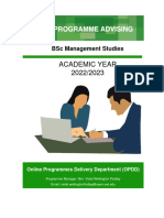Final Copy Updated - Programme Advising Template - BSC Management Studies July 2022