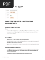 IESBA Code: Five Principles for Ethics | PDF | Accounting | Audit